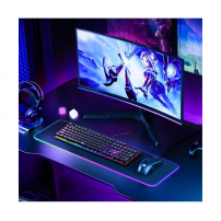 Redragon Teclado Mecánico Para Juegos Con Cable, Negro Inglés Us