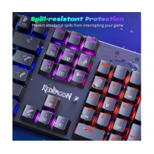 Redragon Teclado Mecánico Para Juegos Con Cable, Negro Inglés Us