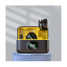 Microfono Lavalier Inalambrico Reduccion De Ruido Tipo C Negro