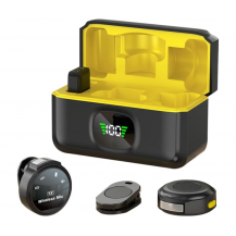 Microfono Lavalier Inalambrico Reduccion De Ruido Tipo C Negro