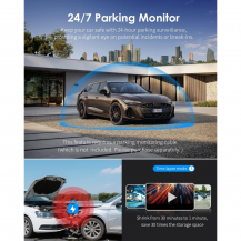 Dash Cam 2k, Kawa Wifi Dash Cámara Para Coches 1440p